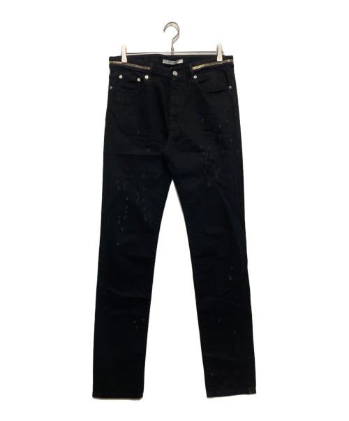 GIVENCHY（ジバンシィ）GIVENCHY (ジバンシィ) デストロイクラッシュデニム ブラック サイズ:SIZE W31 未使用品の古着・服飾アイテム