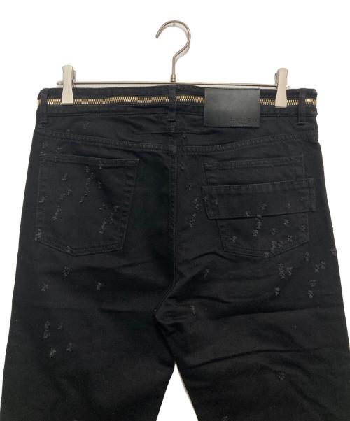 GIVENCHY（ジバンシィ）GIVENCHY (ジバンシィ) デストロイクラッシュデニム ブラック サイズ:SIZE W31 未使用品の古着・服飾アイテム