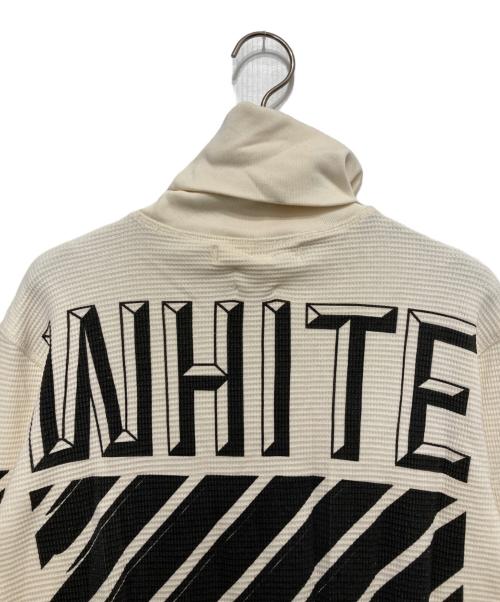 OFFWHITE（オフホワイト）OFFWHITE (オフホワイト) タートルネックサーマルカットソー アイボリー サイズ:XXSの古着・服飾アイテム