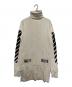OFFWHITE（オフホワイト）の古着「タートルネックサーマルカットソー」｜アイボリー