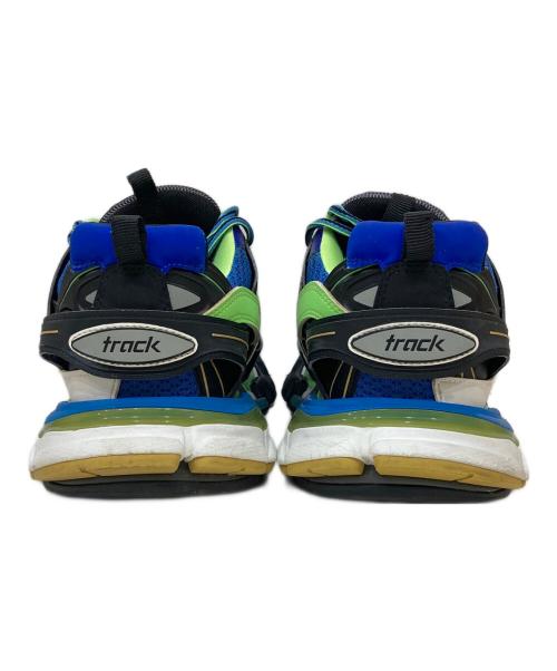 BALENCIAGA（バレンシアガ）BALENCIAGA (バレンシアガ) TRACK TRAINER ブルー×ブラック×グリーン サイズ:SIZE 27.5cmの古着・服飾アイテム