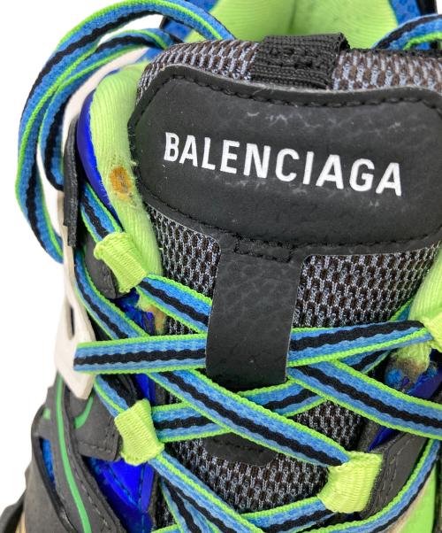 BALENCIAGA（バレンシアガ）BALENCIAGA (バレンシアガ) TRACK TRAINER ブルー×ブラック×グリーン サイズ:SIZE 27.5cmの古着・服飾アイテム