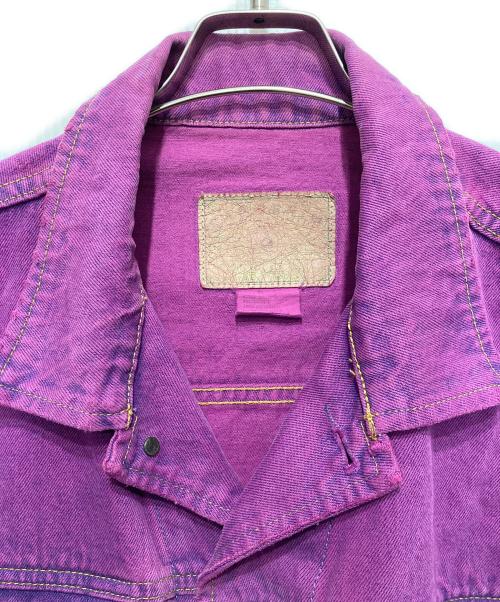 GAP（ギャップ）GAP (ギャップ) デニムジャケット パープル サイズ:XLの古着・服飾アイテム