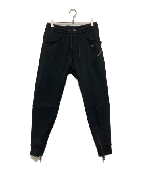 1PIU1UGUALE3 RELAX（ウノピゥウノウグァーレトレ リラックス）1piu1uguale3 relax (ウノピゥウノウグァーレトレ リラックス) スウェットパンツ ブラック サイズ:Sの古着・服飾アイテム