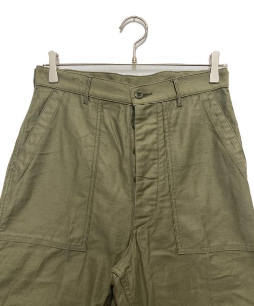 HYKE（ハイク）HYKE (ハイク) BACK SATIN BAKER PANTS カーキ サイズ:SIZE 4の古着・服飾アイテム