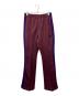 Needles（ニードルズ）の古着「Boot-Cut Track Pant」｜ボルドー