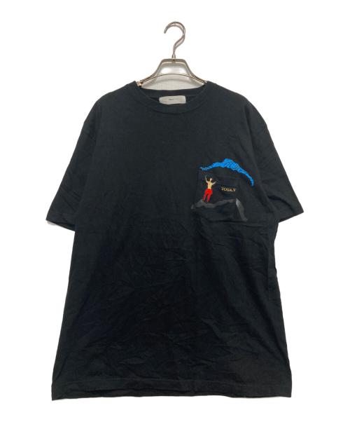 TOGA VIRILIS（トーガ ビリリース）TOGA VIRILIS (トーガ ビリリース) エンブロイダリーポケットTシャツ ブラック サイズ:SIZE 48の古着・服飾アイテム