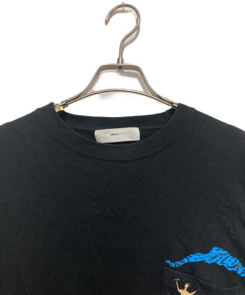 TOGA VIRILIS（トーガ ビリリース）TOGA VIRILIS (トーガ ビリリース) エンブロイダリーポケットTシャツ ブラック サイズ:SIZE 48の古着・服飾アイテム