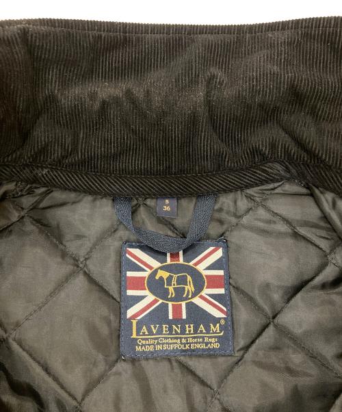 LAVENHAM（ラベンハム）LAVENHAM (ラベンハム) キルティングジャケット グレー サイズ:Sの古着・服飾アイテム