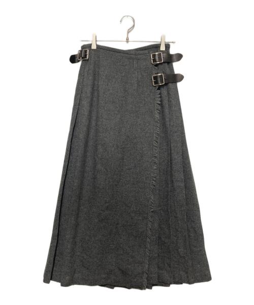 O'NEIL OF DUBLIN（オニールオブダブリン）O'NEIL OF DUBLIN (オニールオブダブリン) Spick and Span (スピックアンドスパン) 別注キルトスカート グレー サイズ:SIZE 34の古着・服飾アイテム