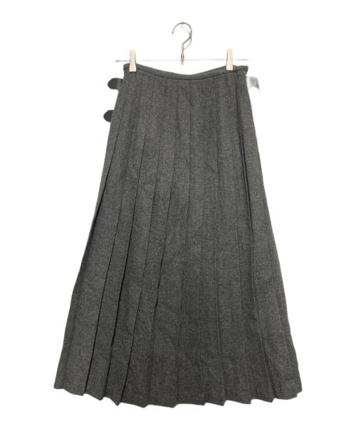 O'NEIL OF DUBLIN（オニールオブダブリン）O'NEIL OF DUBLIN (オニールオブダブリン) Spick and Span (スピックアンドスパン) 別注キルトスカート グレー サイズ:SIZE 34の古着・服飾アイテム