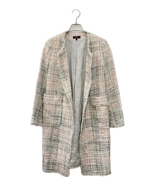 theory（セオリー）theory (セオリー) ツイードコート グレー サイズ:SIZE Pの古着・服飾アイテム