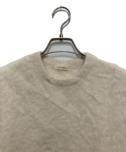 DES PRES（デ プレ）DES PRES (デ プレ) フォックスカシミヤ クルーネックベスト アイボリー サイズ:FREEの古着・服飾アイテム