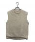 DES PRES（デ プレ）の古着「フォックスカシミヤ クルーネックベスト」｜アイボリー
