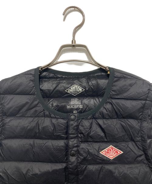 DANTON（ダントン）DANTON (ダントン) インナーダウンベスト ブラック サイズ:SIZE 40の古着・服飾アイテム