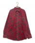 Eddie Bauer（エディーバウアー）の古着「総柄シャツ」｜レッド