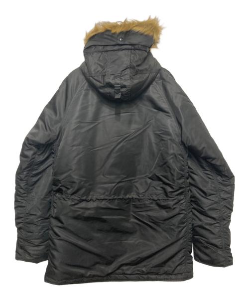 ALPHA（アルファ）ALPHA (アルファ) N-3Bタイプコート ブラック サイズ:Lの古着・服飾アイテム