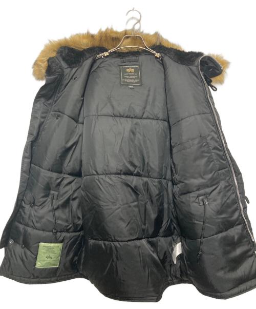 ALPHA（アルファ）ALPHA (アルファ) N-3Bタイプコート ブラック サイズ:Lの古着・服飾アイテム