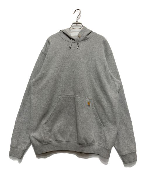 CarHartt（カーハート）CarHartt (カーハート) プルオーバーパーカー グレー サイズ:Lの古着・服飾アイテム