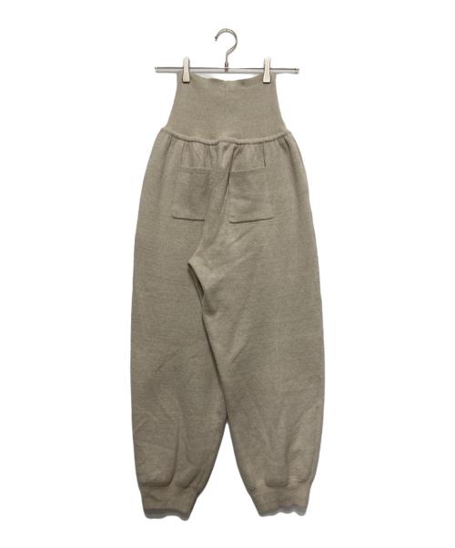 ETRE TOKYO（エトレトウキョウ）ETRE TOKYO (エトレトウキョウ) リネンスムースニットパンツ グレー サイズ:Sの古着・服飾アイテム