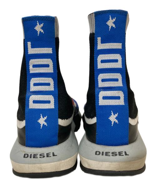 DIESEL（ディーゼル）DIESEL (ディーゼル) ハイカットスニーカー ブラック サイズ:25.5の古着・服飾アイテム