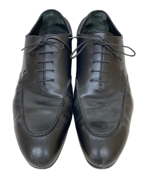 LOUIS VUITTON（ルイ ヴィトン）LOUIS VUITTON (ルイ ヴィトン) LVロゴ オックスフォードレザーシューズ ブラック サイズ:SIZE 7の古着・服飾アイテム