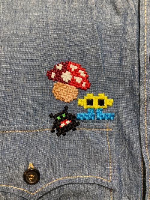 DSQUARED2（ディースクエアード）DSQUARED2 (ディースクエアード) ミリタリーシャツ インディゴ サイズ:46の古着・服飾アイテム