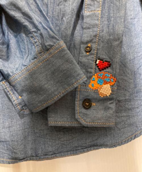 DSQUARED2（ディースクエアード）DSQUARED2 (ディースクエアード) ミリタリーシャツ インディゴ サイズ:46の古着・服飾アイテム