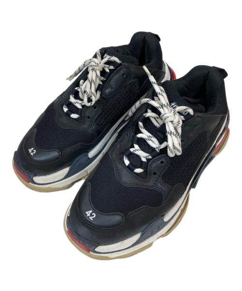 BALENCIAGA（バレンシアガ）BALENCIAGA (バレンシアガ) TRIPLE S ブラック サイズ:27.5の古着・服飾アイテム