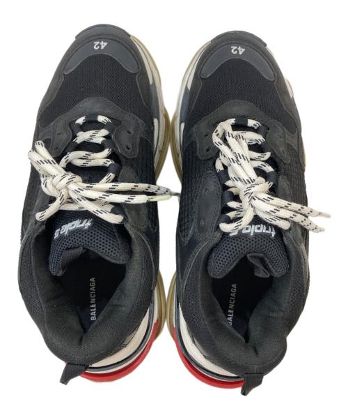 BALENCIAGA（バレンシアガ）BALENCIAGA (バレンシアガ) TRIPLE S ブラック サイズ:27.5の古着・服飾アイテム