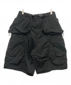 OCTO GAMBOLオクト・ギャンボル）の古着「テックカーゴハーフパンツ」｜ブラック