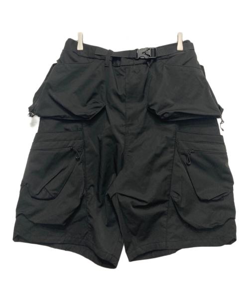 OCTO GAMBOL（オクト・ギャンボル）octo gambol (オクト・ギャンボル) テックカーゴハーフパンツ ブラック サイズ:Lの古着・服飾アイテム