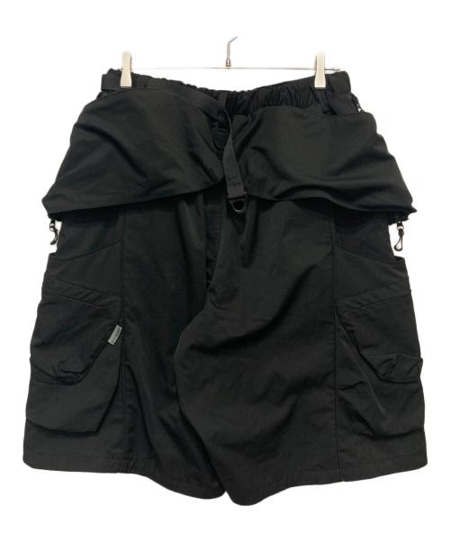 OCTO GAMBOL（オクト・ギャンボル）octo gambol (オクト・ギャンボル) テックカーゴハーフパンツ ブラック サイズ:Lの古着・服飾アイテム