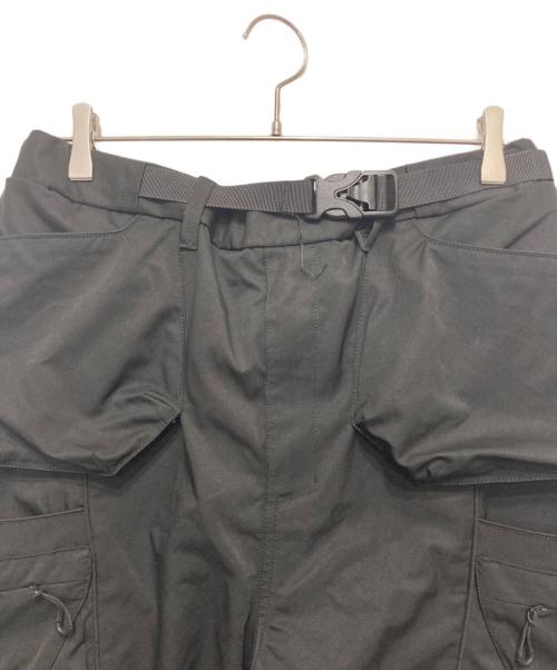 OCTO GAMBOL（オクト・ギャンボル）octo gambol (オクト・ギャンボル) テックカーゴハーフパンツ ブラック サイズ:Lの古着・服飾アイテム