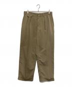 BEAMS PLUSビームスプラス）の古着「2 Pleats Trousers PE Twill」｜ベージュ