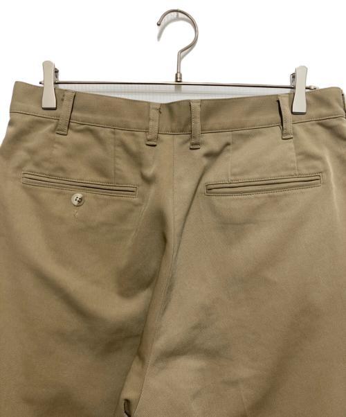 BEAMS PLUS（ビームスプラス）BEAMS PLUS (ビームスプラス) 2 Pleats Trousers PE Twill ベージュ サイズ:不明の古着・服飾アイテム