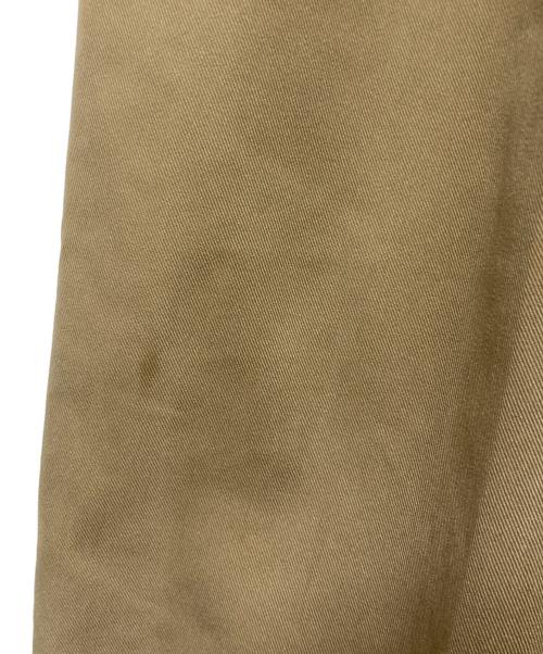 BEAMS PLUS（ビームスプラス）BEAMS PLUS (ビームスプラス) 2 Pleats Trousers PE Twill ベージュ サイズ:不明の古着・服飾アイテム