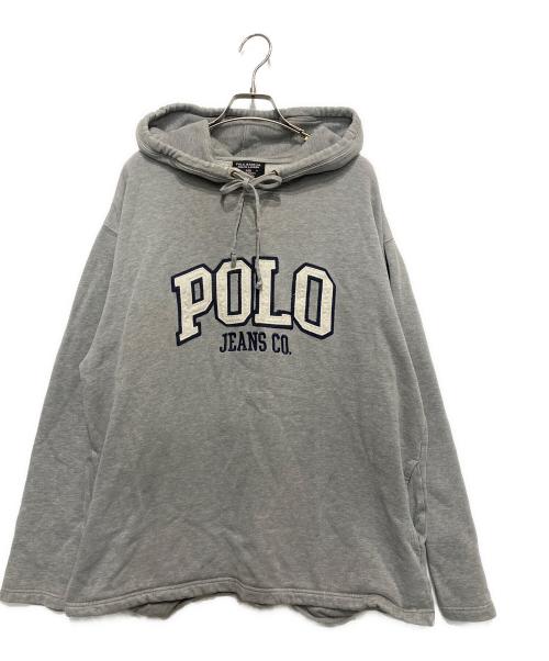 POLO JEANS CO.（ポロジーンズカンパニー）POLO JEANS CO. (ポロジーンズカンパニー) ロゴパーカー グレー サイズ:Mの古着・服飾アイテム