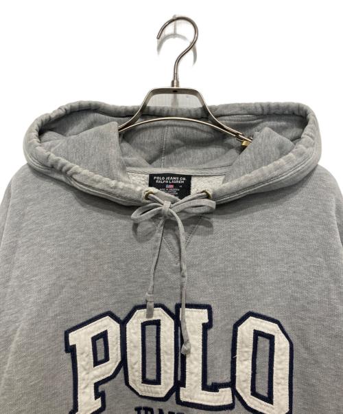 POLO JEANS CO.（ポロジーンズカンパニー）POLO JEANS CO. (ポロジーンズカンパニー) ロゴパーカー グレー サイズ:Mの古着・服飾アイテム