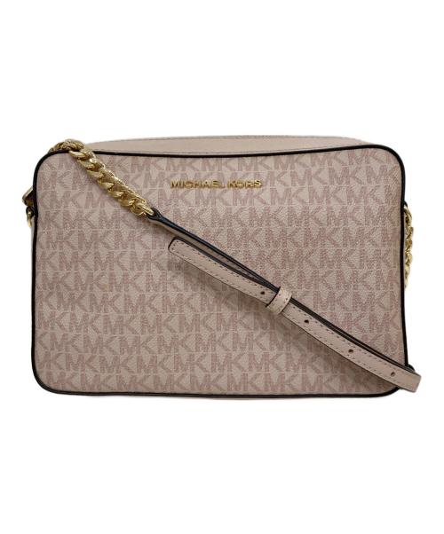 MICHAEL KORS（マイケル・コース）MICHAEL KORS (マイケルコース) ショルダーバッグ ピンクの古着・服飾アイテム