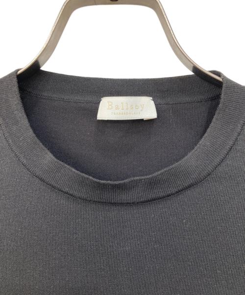 BALLSEY（ボールジィ）BALLSEY (ボールジィ) マテリアルコンビ バックギャザーワンピース ブラック サイズ:FREEの古着・服飾アイテム