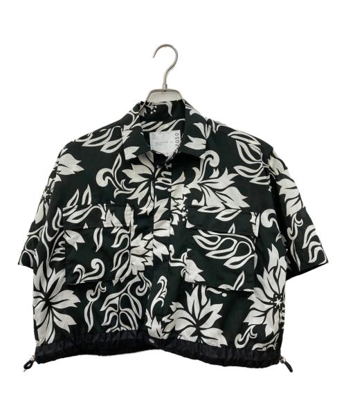 sacai（サカイ）sacai (サカイ) Floral Print Shirt ブラック サイズ:1の古着・服飾アイテム