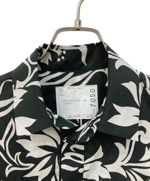 sacai（サカイ）sacai (サカイ) Floral Print Shirt ブラック サイズ:1の古着・服飾アイテム