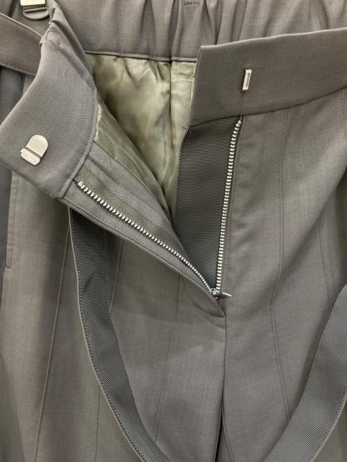 sacai（サカイ）sacai (サカイ) Suting Pants グレー サイズ:1の古着・服飾アイテム