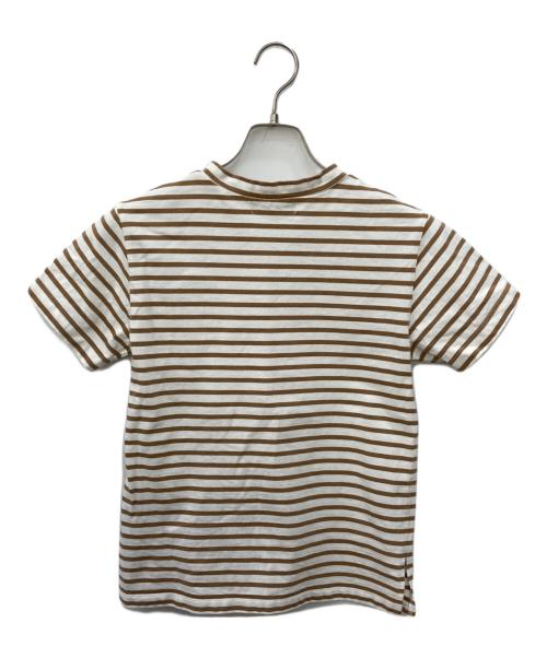 SEVEN TEN by MIHO KAWAHITO（セブン テン バイ ミホ カワヒト）SEVEN TEN by MIHO KAWAHITO (セブン テン バイ ミホ カワヒト) SVT刺繍Tシャツ ブラウン サイズ:Ｍの古着・服飾アイテム