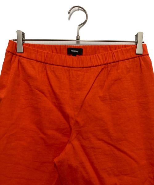 theory（セオリー）theory (セオリー) リネン混パンツ オレンジ サイズ:SIZE 4の古着・服飾アイテム