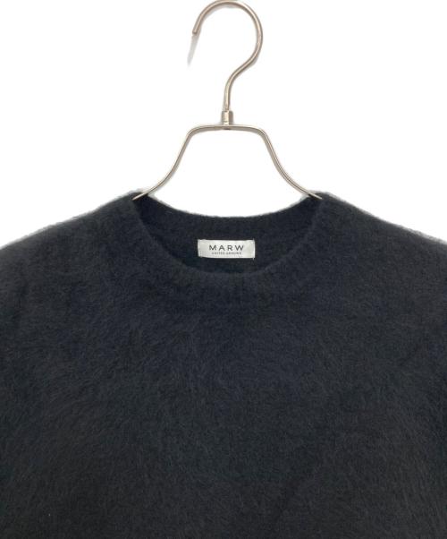 MARW UNITED ARROWS（マルゥ ユナイテッドアローズ）MARW UNITED ARROWS (マルゥ ユナイテッドアローズ) シャギーニット ブラック サイズ:Freeの古着・服飾アイテム