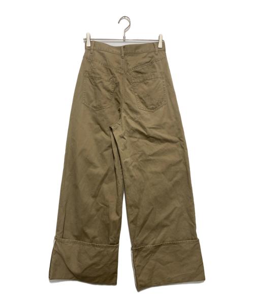 Diagram（ダイアグラム）Diagram (ダイアグラム) ロールアップワイドパンツ オリーブ サイズ:SIZE 36の古着・服飾アイテム