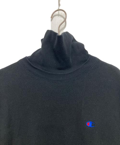 Champion REVERSE WEAVE（チャンピオン リバース ウィーブ）Champion REVERSE WEAVE (チャンピオン リバース ウィーブ) N.HOOLYWOOD (エヌ ハリウッド) ハイネックスウェット ブラック サイズ:Sの古着・服飾アイテム