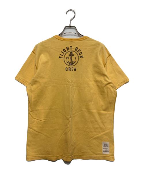 TOYS MCCOY（トイズマッコイ）TOYS McCOY (トイズマッコイ) プリントTシャツ イエロー サイズ:Lの古着・服飾アイテム